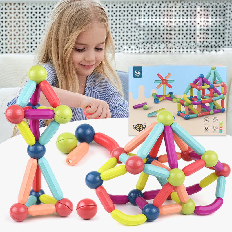 Magnetic Building Sticks